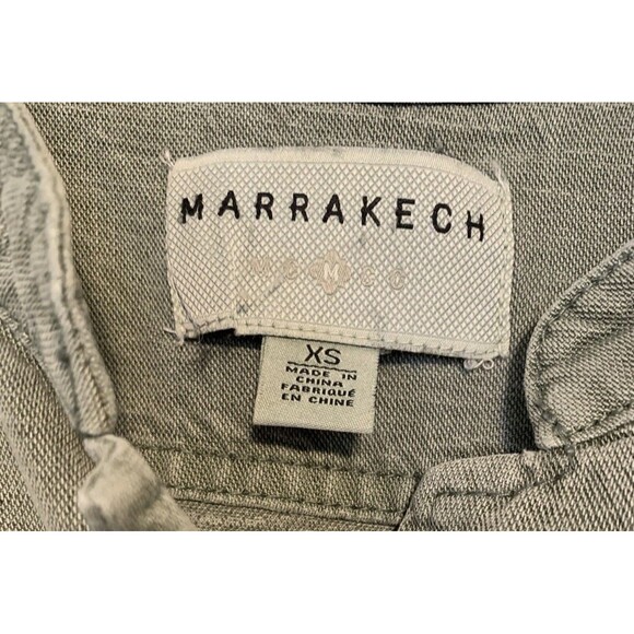 Marrakech Anthropology Green Baggy Sleeveless Multi Pocket Utility Romper XS - Picture 2 of 9